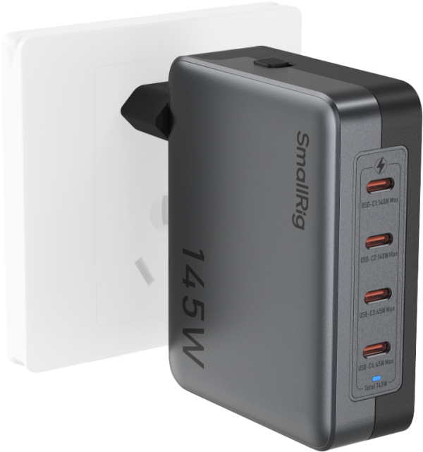 800q-04_128802 SmallRig 4748 145W 4-Port PD Power Adapter