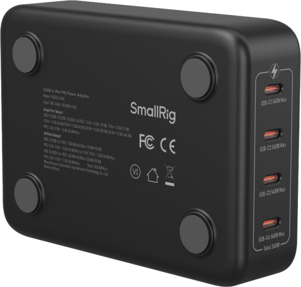 800q-04_128803 SmallRig 4752 240W 4-Port PD Power Adapter
