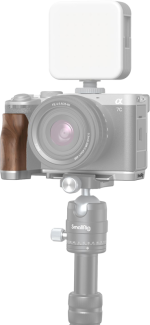 SmallRig 4796 L-Shape Mount Plate with Wooden Handle for Sony Alpha 7C II / Alpha 7CR