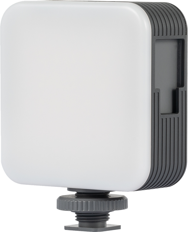 SmallRig 3286 Video LED Light P96 Grey is a compact, square LED panel with a white front and grey sides mounted on an adjustable stand - ideal for photography or video lighting.