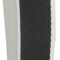 KUPO EZ-Tie Cable Grip 2cm x 41cm, valkoinen (10 kpl) on koukkuside, jossa on musta keskikaistale, ihanteellinen johtojen ja kaapeleiden järjestämiseen tai kiinnittämiseen.