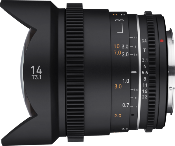 Samyang 14mm T3.1 VDSLR MK2 - Canon EF
