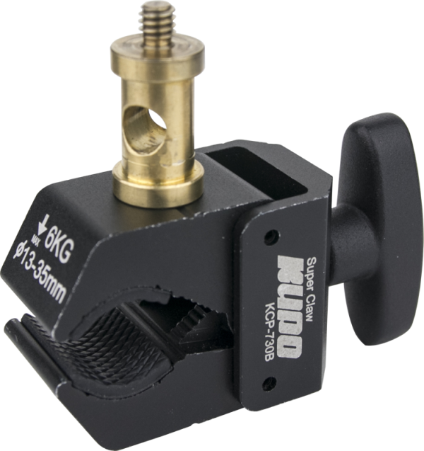 Kupo KS-014R Camera Stud with 3/8" and 1/4" Thread Round Shape