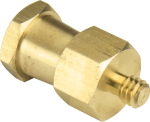Kupo KS-130 Hex Adapter With 3/8"-16F & 1/4"-20M