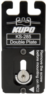 Kupo KS-285 Double Plate (Quick Release Plate for Arca-Swiss & RC2)