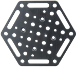 Kupo KS-0406 Hex Cheese Plate for 6" Suction Cup