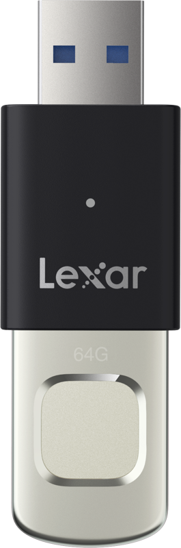 Lexar JumpDrive Fingerprint F35pro USB 3.2 Gen1 - 64GB -muistitikku
