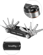 800q-02_129122 SmallRig 4375 x FILM RIOT 10-in-1 Folding Wrench Set with Multiple Angle Positioning (Red)