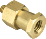 Kupo KS-130 Hex Adapter With 3/8"-16F & 1/4"-20M