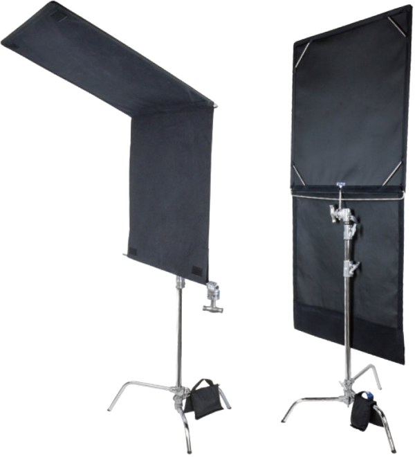 800q-03_123104 Kupo KT-4848TF 48"X48" Top Hinge Floopy Full Frame Black