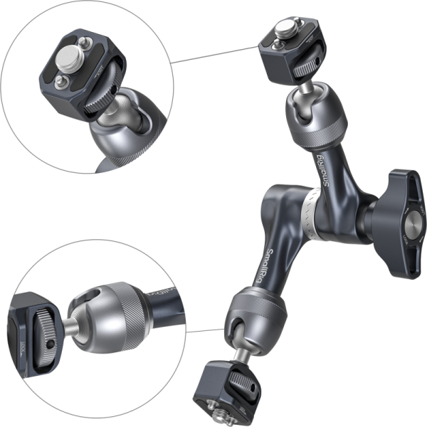 SmallRig 4899 Rosette Magic Arm (7") with ARRI Locating Screw