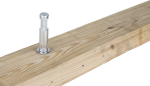 800q-04_120749 Kupo KS-286 16mm Baby Pin with Screw for Wood