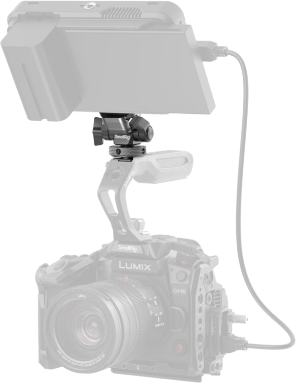800q-04_128999 SmallRig 4888 HawkLock Quick Release Monitor Support with H21 Cold Shoe Mount