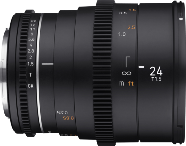 Samyang 24mm T1.5 VDSLR MK2 - Sony FE