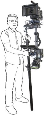 800q-05_120746 Kupo KS-252 Steadicam Sled Docking Holder Baby Receiver
