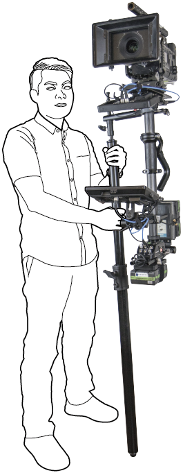 800q-05_120746 Kupo KS-252 Steadicam Sled Docking Holder Baby Receiver