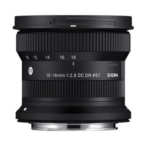 Sigma 10-18mm f/2.8 DC DN -objektiivi,  Canon RF