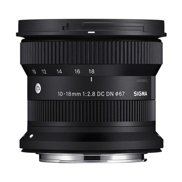 Sigma 10-18mm f/2.8 DC DN -objektiivi,  Canon RF