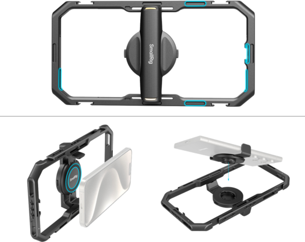 SmallRig 4704 All-in-One Video Kit for Smartphone Creators Quick Pro Edition