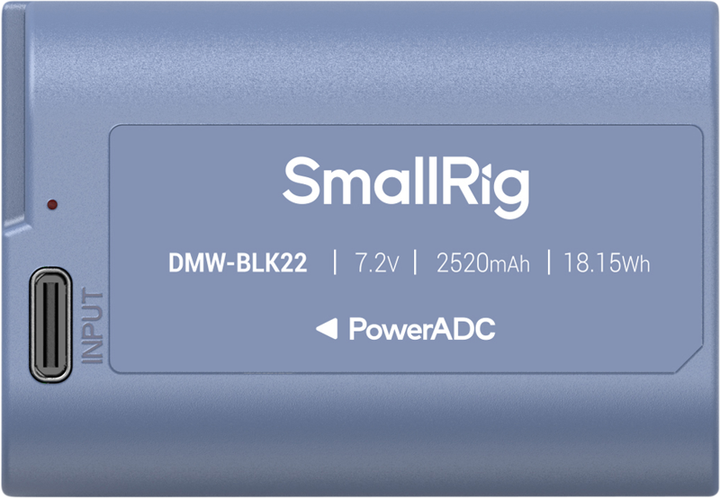 SmallRig 4906 USB-C Rechargeable Camera Battery DMW-BLK22