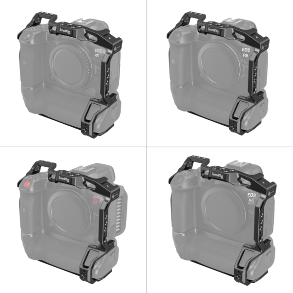 SmallRig 3464 Cage for Canon EOS R5 / R6 / R5C / R6 Mark II with BG-R10 Battery Grip