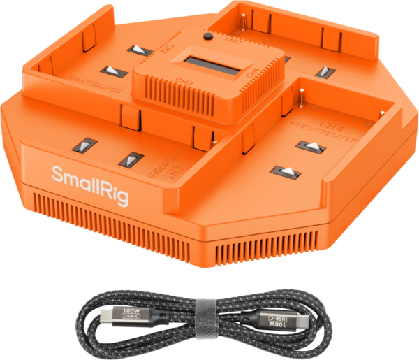 SmallRig 4837 4-Channel Camera Battery Charge NP-F