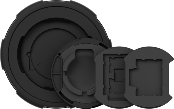 800q-04_129688 PolarPro Defender Pro Lens Cap Large (81-90mm) - Black