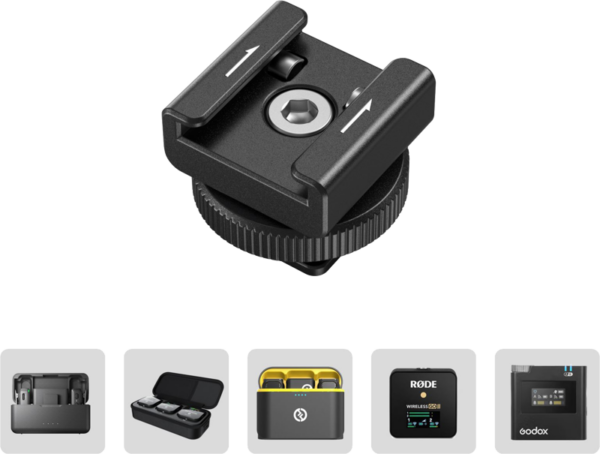 800q-04_129805 SmallRig 4822 Wireless Microphone Support with Cold Shoe Mount
