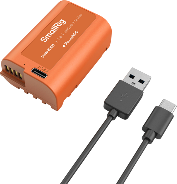 SmallRig 4979 USB-C Rechargeable Camera Battery DMW-BLK22