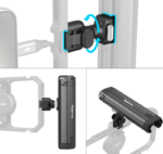 SmallRig 4841 Rotatable Bilateral Quick Release Side Handle with Wireless Control/M.2 SSD Enclosure