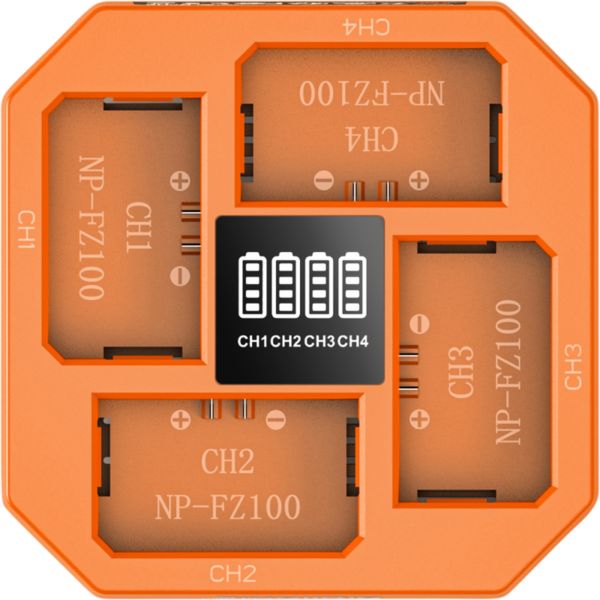 SmallRig 4839 4-Channel Camera Battery Charger NP-FZ100