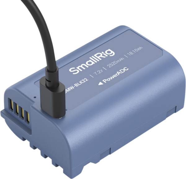 SmallRig 4906 USB-C Rechargeable Camera Battery DMW-BLK22