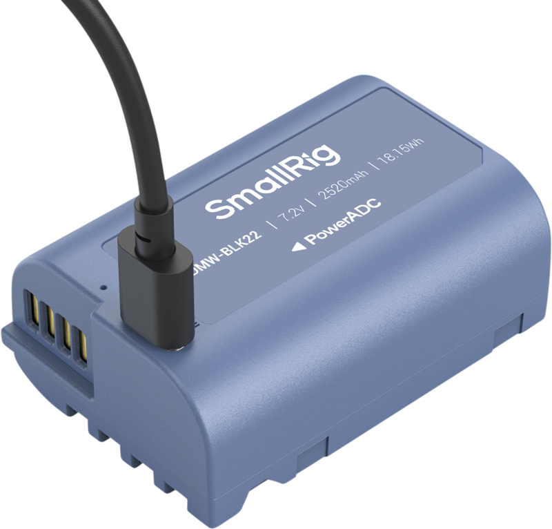 SmallRig 4906 USB-C Rechargeable Camera Battery DMW-BLK22