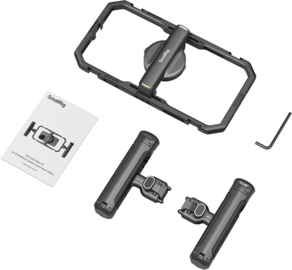 SmallRig 4597 All-in-One Video Kit for Smartphone Creators Quick Basic Edition