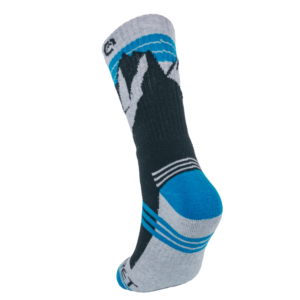 Vallerret Merino Wool Crew Sock - Mtn Blue (36-40)
