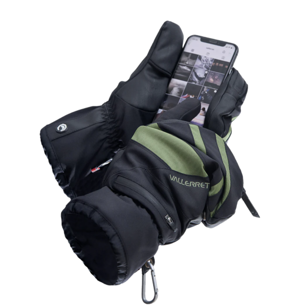 800q-03_121314 Vallerret Skadi Zipper Mitt LRS - Green Limited Edition S