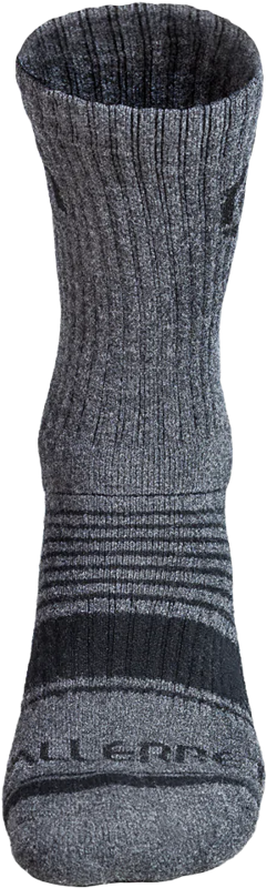 Vallerret Merino Wool Crew Sock - Grey Winter (36-40)
