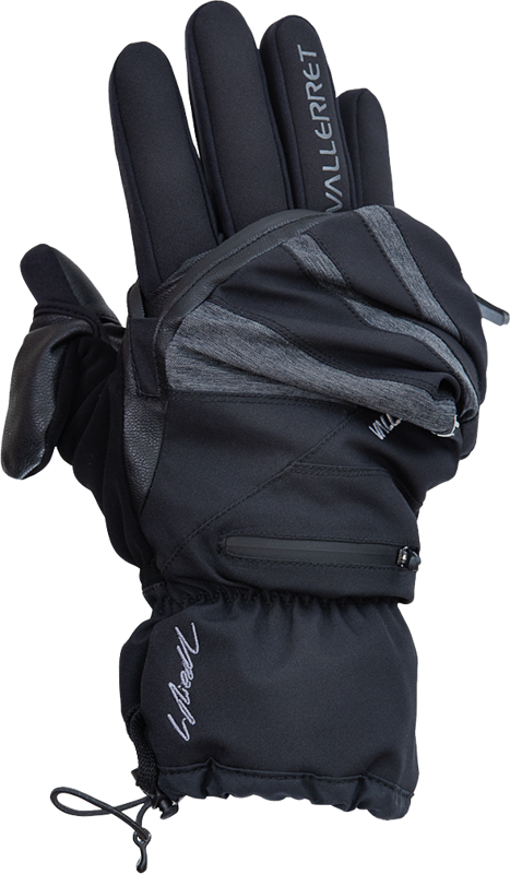 Vallerret Skadi Zipper Mitt LRS - Black XS