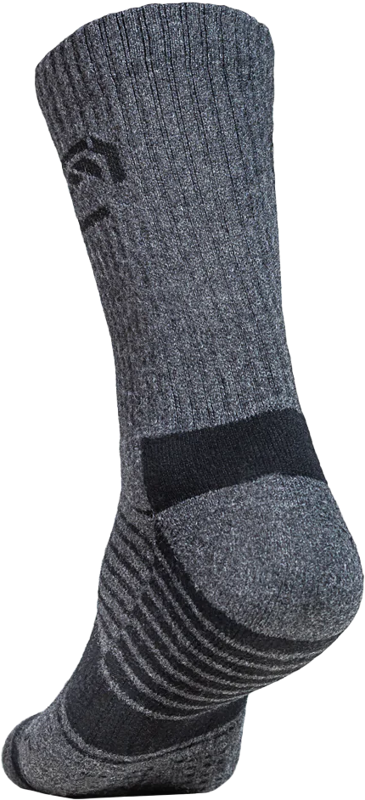 Vallerret Merino Wool Crew Sock - Grey Winter (36-40)