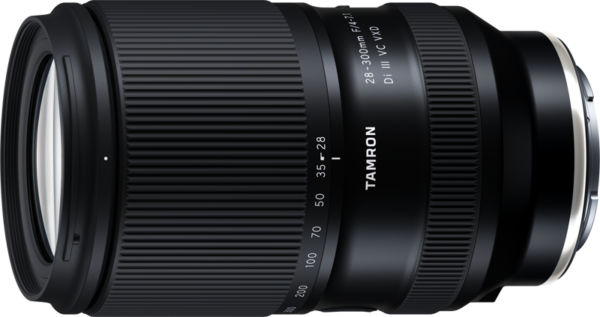 Tamron 28-300mm f/4-7.1 Di III VC VXD -objektiivi, Sony E