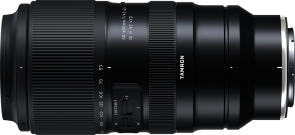 Tamron 50-400mm f/4.5 - 6.3 Di III VC VXD -objektiivi, Nikon Z