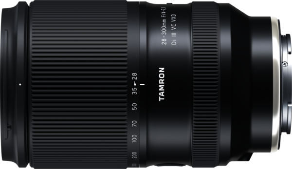 Tamron 28-300mm f/4-7.1 Di III VC VXD -objektiivi, Sony E