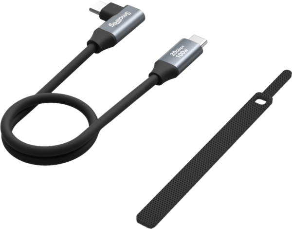SmallRig 4790 USB-C (Straight) to USB-C (Angled) Data Cable 35cm