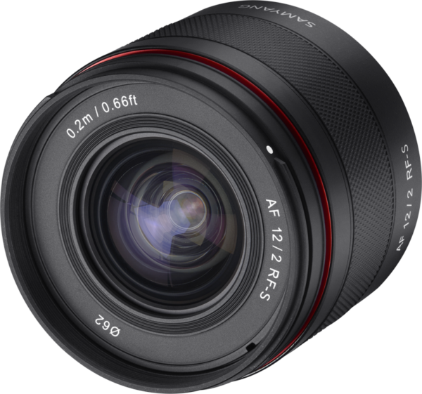 Samyang AF 12mm F/2.0 lens, Canon RF-S