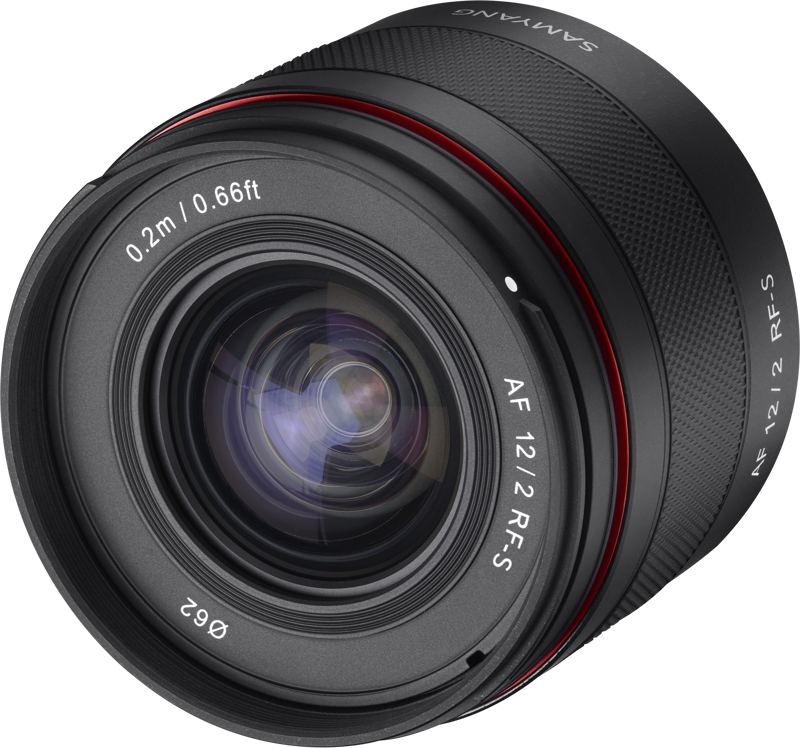 Samyang AF 12mm F/2.0 lens, Canon RF-S