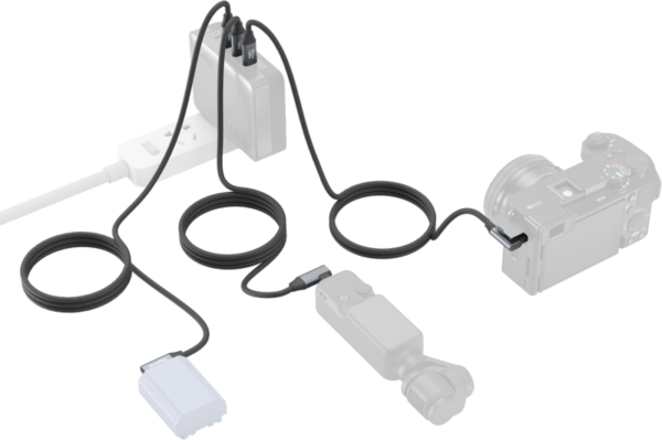 SmallRig 4791 USB-C (Straight) to USB-C (Angled) Data Cable 60cm