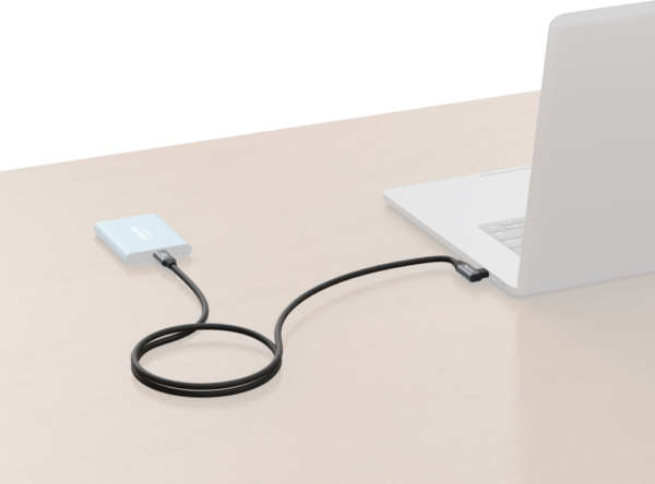 SmallRig 4791 USB-C (Straight) to USB-C (Angled) Data Cable 60cm