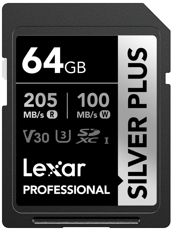Lexar SDXC Professional SILVER Plus 1066x (V30) 64GB -muistikortti