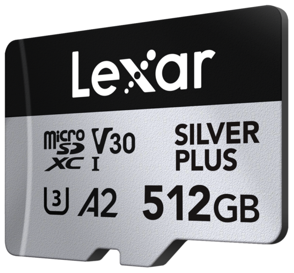 Lexar microSDXC Silver Plus 1066x 512GB -muistikortti