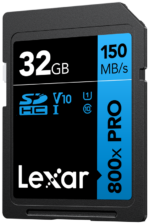 Lexar SDHC 800x Pro UHS-I card - 32GB -muistikortti